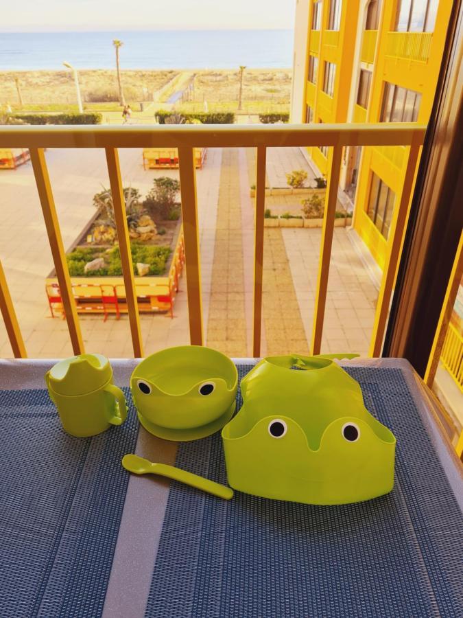 Appartement Vue Mer,Acces Direct Plage,Fibre,Clim,Parking Public Gratuit Le Barcarès Екстериор снимка