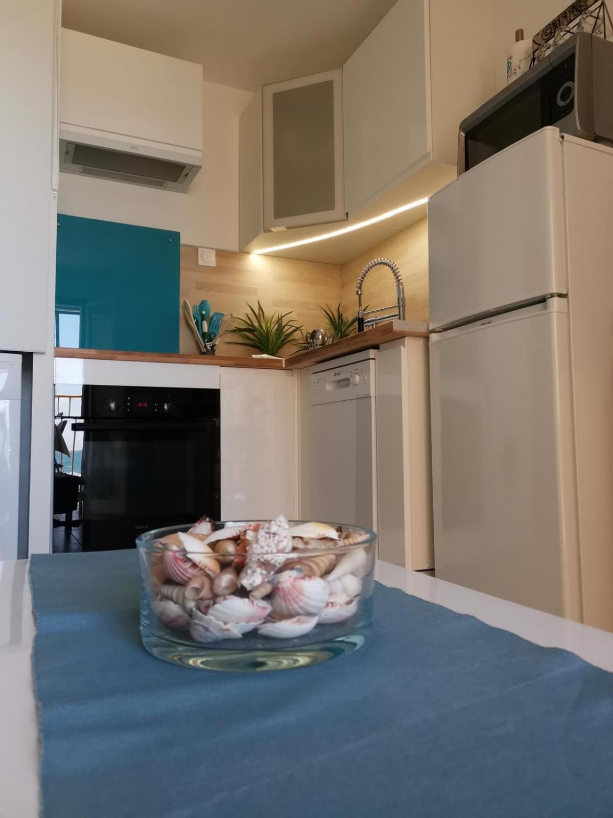 Appartement Vue Mer,Acces Direct Plage,Fibre,Clim,Parking Public Gratuit Le Barcarès Екстериор снимка
