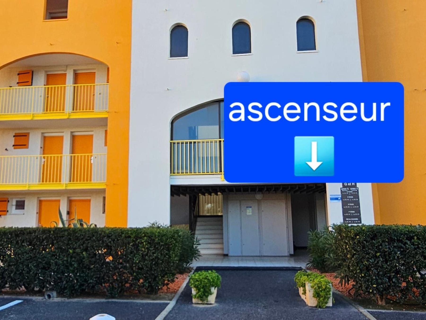 Appartement Vue Mer,Acces Direct Plage,Fibre,Clim,Parking Public Gratuit Le Barcarès Стая снимка